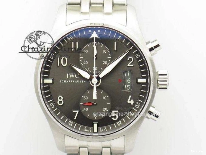 MIROTIME 0718 Supportive Mark XVII IW326501 MKS 1:1 Best Edition Black Dial On Black Leather Strap MIYOTA 9015 V 7208